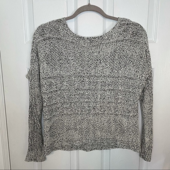 Minkpink Cotton Grey Pullover Knit Sweater Small - Picture 3 of 5